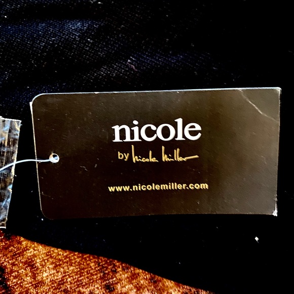 NWT Nicole Miller Black Sequin Button Front Summer Sweater - Picture 6 of 11